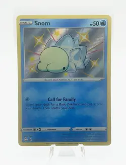 Pokemon Card Shining Fates Shiny Vault Snom SV033/SV122 Rare Holo - Image 1