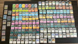 Pokemon Pitch Black Master Base Set 100% Complete 166 Cards (C, UC, RH, H &EX) - Image 1