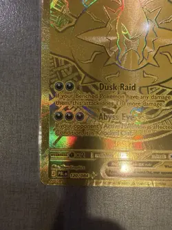 Mega Darkrai EX 120/084 Pitch Black Mega Hyper Rare Gold Card - Image 5