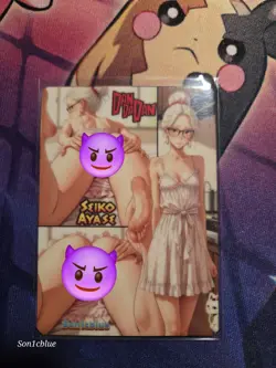 Seiko Ayase Dandadan Custom Glow Waifu Card Feet Fan Art - Image 1