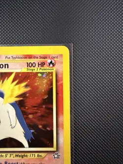 Typhlosion Neo Genesis 18/111 Rare Unlimited Holo Pokemon Card Vintage - Image 2