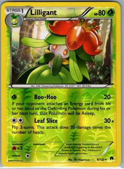Lilligant 8/122 Reverse Holo XY - BREAKpoint - Pokemon Card - NM - Image 1