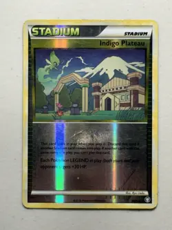 Indigo Plateau [Reverse Holo] 86/102 Pokemon Triumphant Uncommon Stadium Card - Image 1