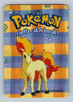 Pokemon Card - Ponyta #077 - Vending Machine - Holo - Image 1