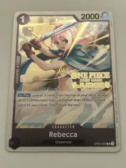 Rebecca OP04-092 (Judge Pack Vol. 6) One Piece Promotion Card Foil - Image 1