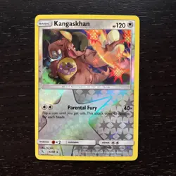Kangaskhan 47/68 Pokemon Hidden Fates Sun & Moon Reverse Holo Rare Card NM - Image 1