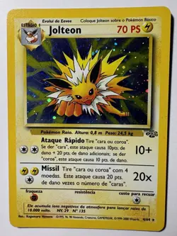 Portuguese Jungle Set Jolteon Holo #4/64 Nice Card 2000 Pokemon - Image 1