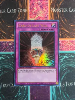 Yu-Gi-Oh! Card of Last Will LC04-EN003 Limited Ultra Rare NM b2/ - Image 1