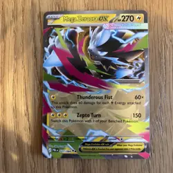 Pokemon card TCG Pitch Black 027/084 Mega Zeraora EX Double Rare - Image 1