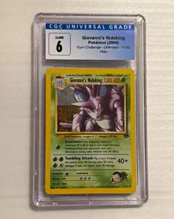 3 Card Bundle - Giovanni Nidoking & Gyarados + Blaine Moltres - Image 1