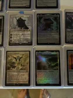 Magic: the Gathering Lot secret lair. Cyclonic rifts Foil, ancient copper dragon - Image 1
