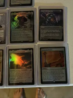 Magic: the Gathering Lot secret lair. Cyclonic rifts Foil, ancient copper dragon - Image 2