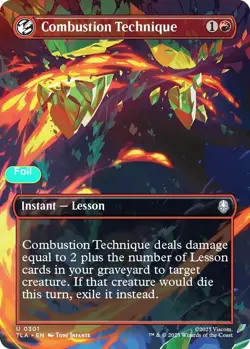 Combustion Technique (Borderless) - Foil - TLA - 301 NM/LP - Image 1