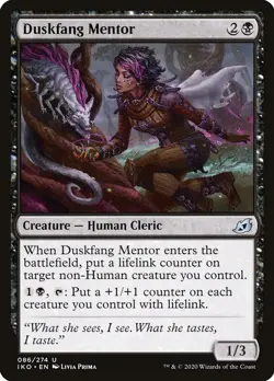 LP - Duskfang Mentor [IKO - 86] Ikoria: Lair of Behemoths - Image 1