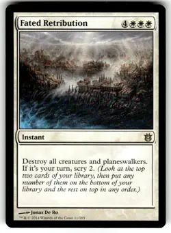 Fated Retribution 11 Rare Born of the Gods Magic: The Gathering Near Mint - Image 1
