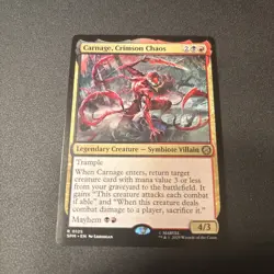 Carnage, Crimson Chaos Foil, Magic The Gathering: Marvel NM - Image 1