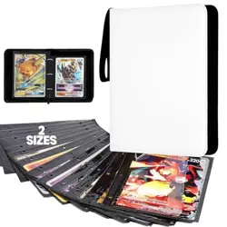 Jumbo Card Binder - 100 Pockets Hold Oversized Big Card 3 Rings With 50 Double - Image 5