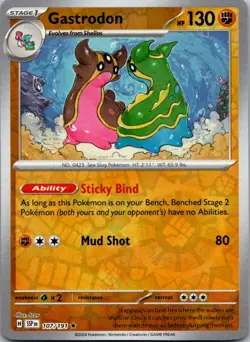 Gastrodon 107/191 Rare Surging Sparks Pokemon Reverse Holo Near Mint - Image 1
