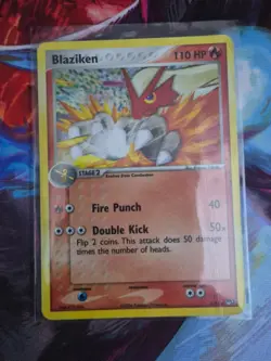 Blaziken 1/17 Pop Series 1 Holo Rare Pokemon MP/HP - Image 1