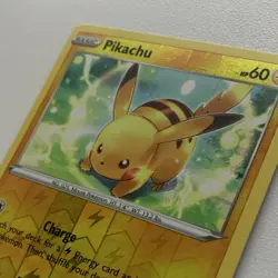 Pokemon TCG Pikachu 065/202 Sword & Shield 2020 Reverse Holo Common 60 HP - Image 4