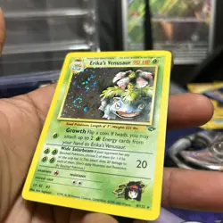 Pokemon Card Erika's Venusaur 4/132 Rare Holo Gym Challenge WOTC - Image 3