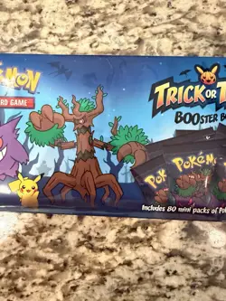 2024 Pokemon Trick or Trade Booster Bundle 80 Mini Packs each Factory Sealed - Image 3