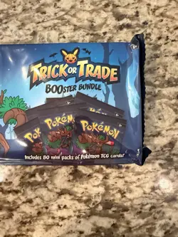 2024 Pokemon Trick or Trade Booster Bundle 80 Mini Packs each Factory Sealed - Image 4