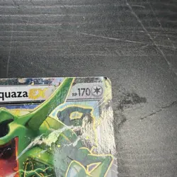 Pokemon Rayquaza EX Holo Ultra Rare 75/108 Roaring Skies HP - Image 3
