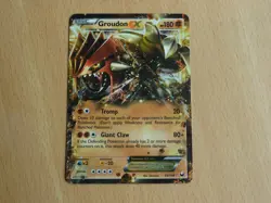 Pokemon Dark Explorers Groudon EX 54/108 - Lightly Played - Image 1