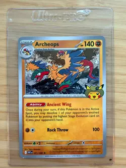 Pokemon Archeops Promo Card 051/086 Field Museum Chicago Fossil Museum - Image 1