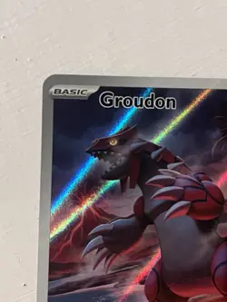 Groudon 199/182 Illustration Rare IR SV04 Paradox Rift Pokemon NM Near Mint - Image 3