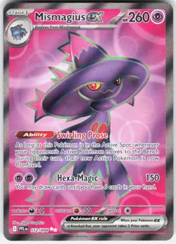 Mismagius ex 112/094 Ultra Rare Phantasmal Flames Pokemon Holo - Image 1