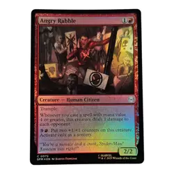 Angry Rabble #75 Regular Foil Common MTG 2025 Marvel's Spider-Man (SPM) - Image 1
