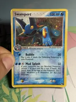 Swampert 5/17 Rare POP Series 1 Pokemon Holo Ex Era 2004 Card DMG - Image 3