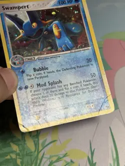Swampert 5/17 Rare POP Series 1 Pokemon Holo Ex Era 2004 Card DMG - Image 5