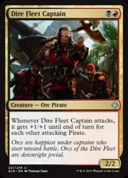 Dire Fleet Captain -Foil Light Play MTG Ixalan - Image 1