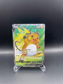 Pokemon TCG Raichu V 158/172 Brilliant Stars Full Art Ultra Rare NM - Image 1
