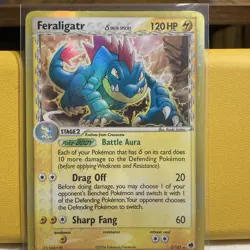 Pokemon TCG Feraligatr Delta Species 2/101 Dragon Frontiers Holo Rare - Image 1