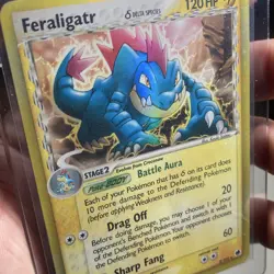 Pokemon TCG Feraligatr Delta Species 2/101 Dragon Frontiers Holo Rare - Image 5