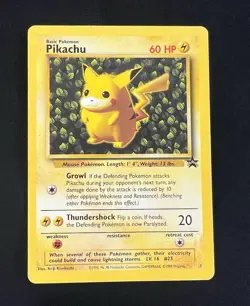Pikachu (1) Promo WoTC Promo 01/53 Ivy Pikachu- Pokemon TCG HP - Image 1