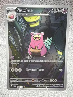 Pokemon Slowbro 090/084 Illustration Rare - Pitch Black Full Art Holo - Image 1