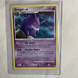 Nintendo Pokemon TCG Gengar 27/130 Diamond & Pearl Holo Rare English 2007 - Image 1