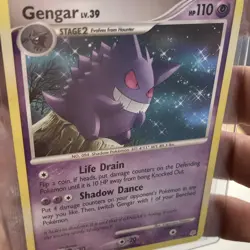 Nintendo Pokemon TCG Gengar 27/130 Diamond & Pearl Holo Rare English 2007 - Image 3
