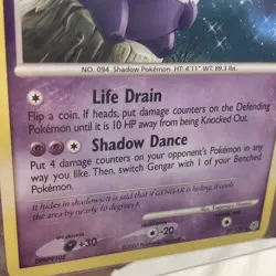 Nintendo Pokemon TCG Gengar 27/130 Diamond & Pearl Holo Rare English 2007 - Image 5