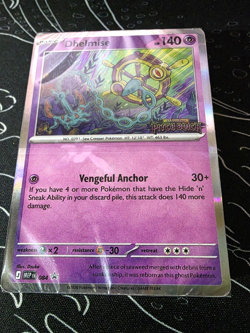 Pokemon TCG Dhelmise 084 Prerelease Stamped Promo Pitch Black Sealed Deck - Image 1