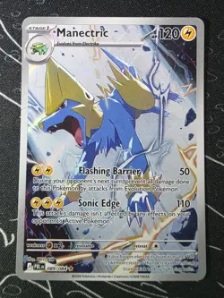 Manectric 089/084 ME Pitch Black Holo Full Art Illustration Rare Pokemon NM-MT - Image 1