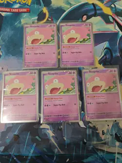 5x Slowpoke Promo MEP 086 Pitch Black Cosmos Holo Pokemon TCG Near Mint - Image 1