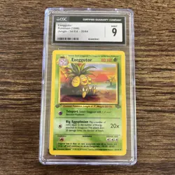 Exeggutor Pokemon Jungle First Edition 35/64 CGC 9 Mint - Image 1