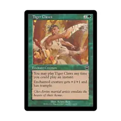 WOTC MtG Mercadian Masques Tidal Bore (C) (Foil) EX - Image 1