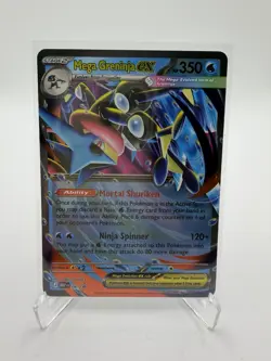 Mega Greninja ex MEP 081 Black Star PROMO Double Rare Holo NM/M Pokemon TCG - Image 1
